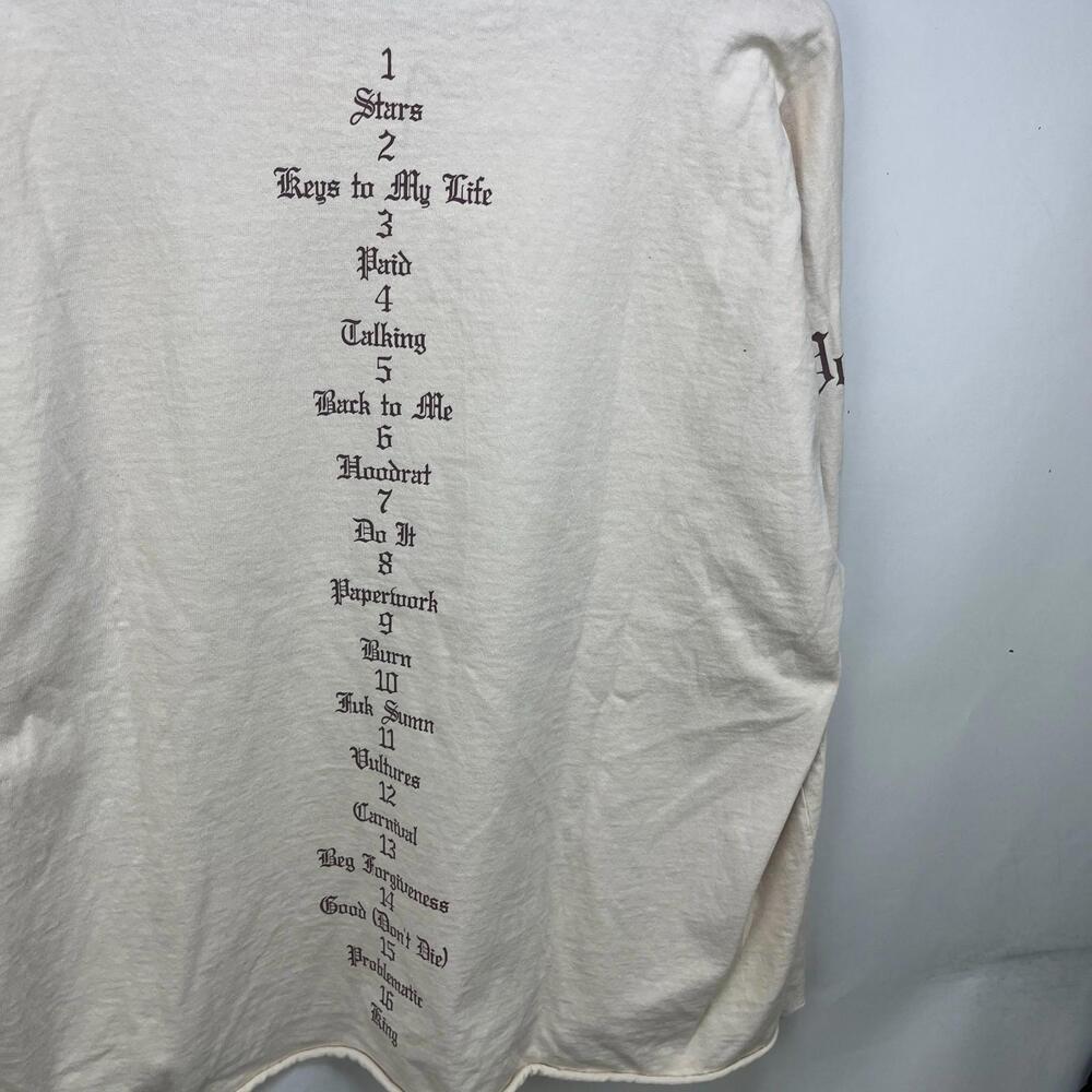 Kanye West x Yeezy Gosha Vultures Long Sleeve Shirt 1 Size - Picture 7 of 9